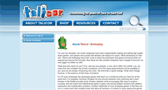 Desktop Screenshot of info.talicor.com